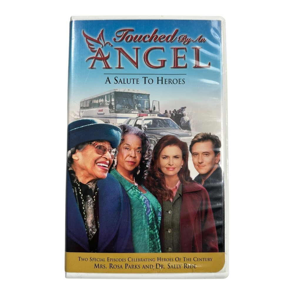 Touched by an Angel A‎ Salute to Heroes VHS Mrs Rosa Parks Dr Sally Ride